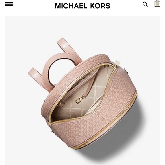 Brand new Michael Kors medium rhea ballet multi colorblock backpack - Picture 3 of 3